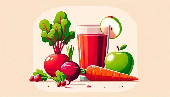 obrázok zeleninová a ovocná šťava
