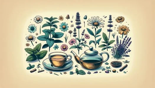 obrázok bylinkové čaje ako pomoc pri pálení záhy